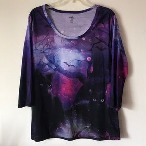 3/4 sleeve Halloween Tee